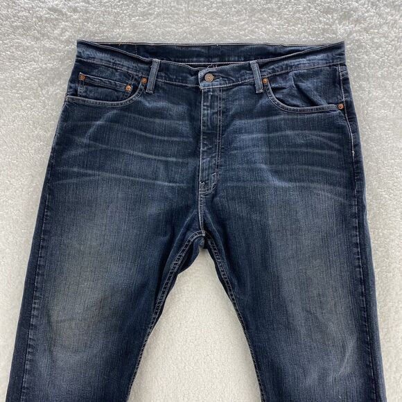 Levi's Jeans Men's 40x30 Blue 505 Regular Fit Straight Leg American Grunge Denim - Picture 3 of 16